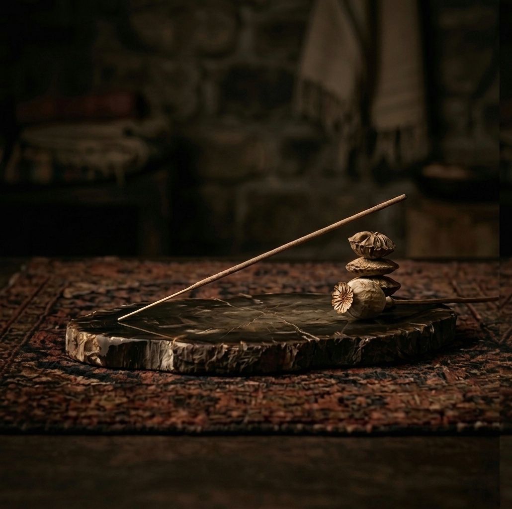 Opium — Night Incense — Opium fragrance, natural resins, and plant-based ingredients, Incense — Jhōlâ
