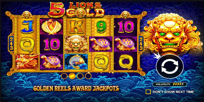 Trik Spin Cepat Agar Mendapat Scatter Di Slot 5 Lions Gold