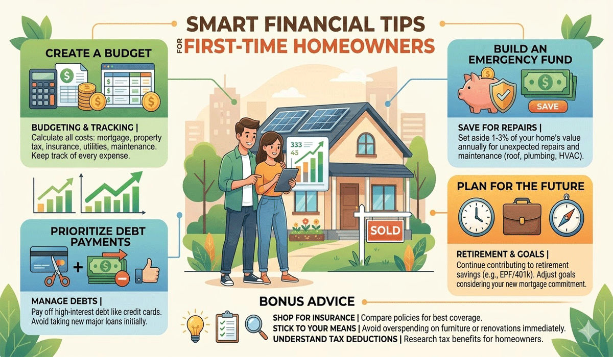 Smart Financial Tips For First-Time Homeowners