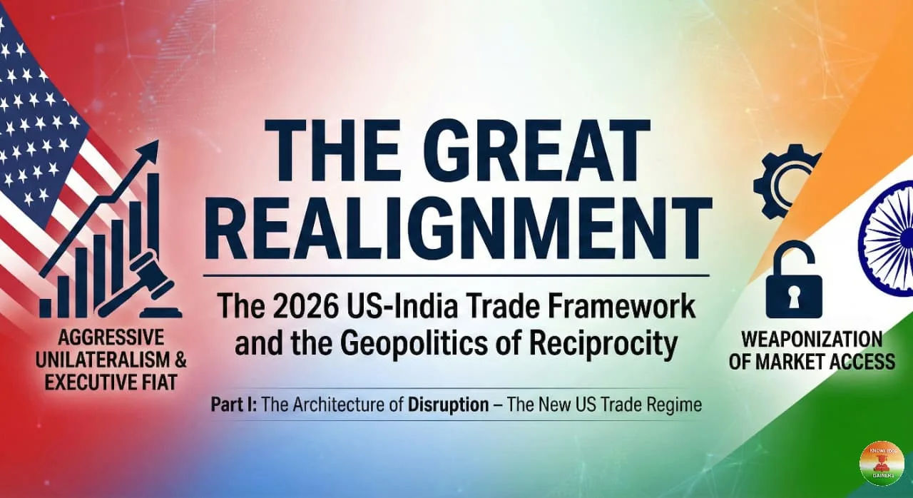 The Great Realignment: The 2026 US-India Trade Framework and the Geopolitics of Reciprocity