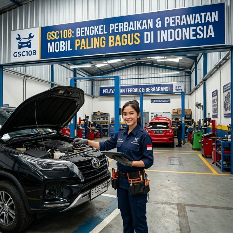 GSC108: Bengkel Perbaikan & Perawatan Mobil Paling Bagus Di Indonesia