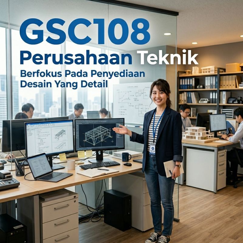 GSC108 > Perusahaan Teknik Berfokus Pada Penyediaan Desain Yang Detail