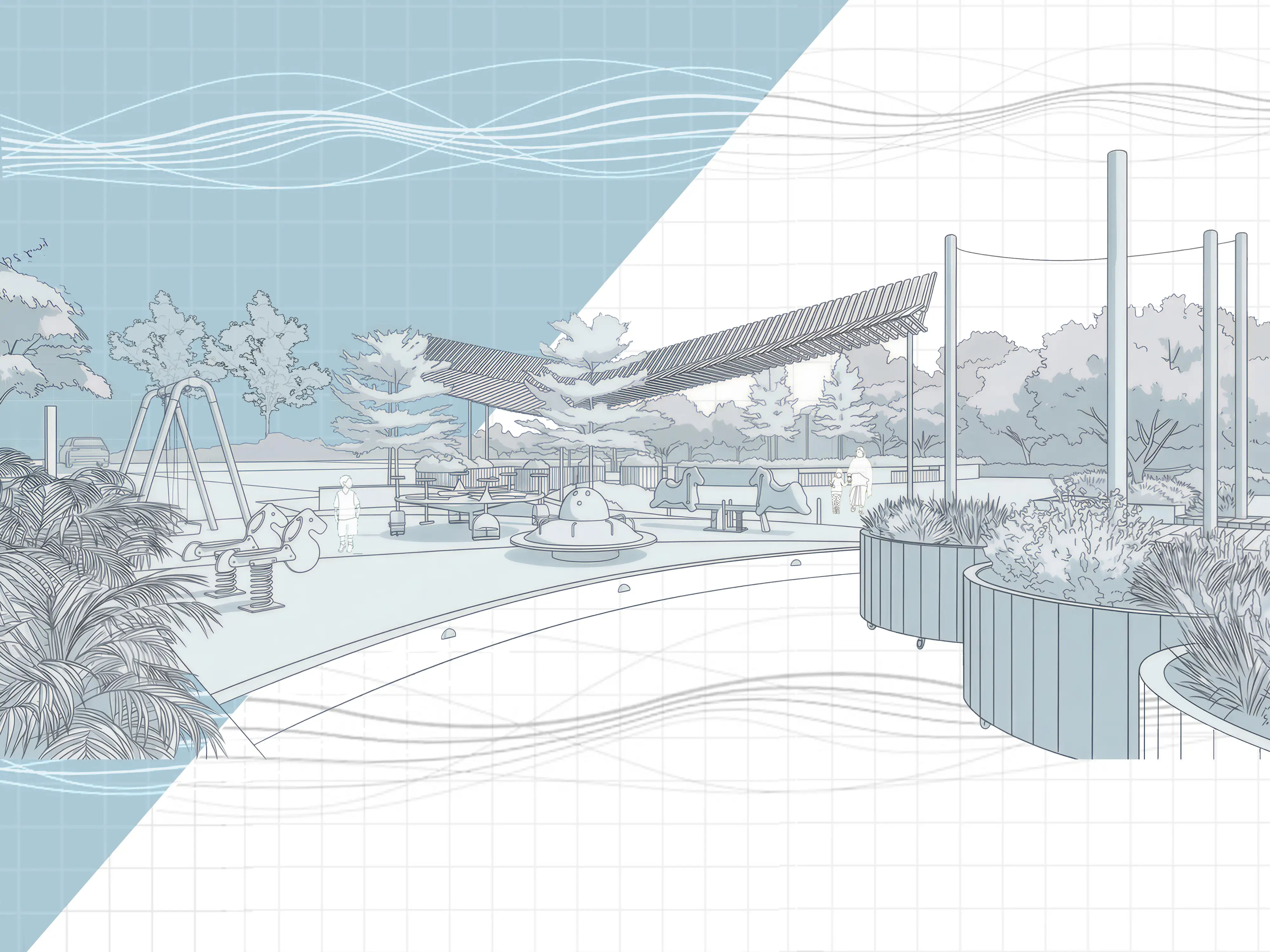 solaire atmos, public landscape, gandhinagar,gujarat