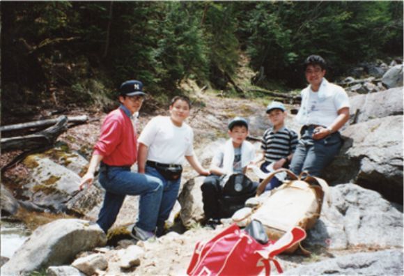 山頂到着２