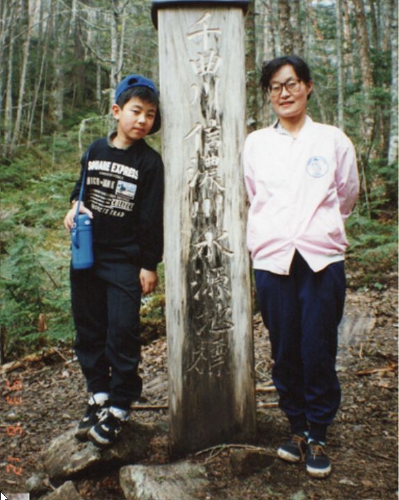 山頂到着４