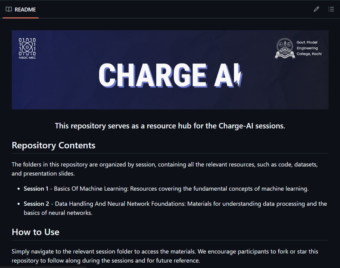 Charge AI GitHub Repository