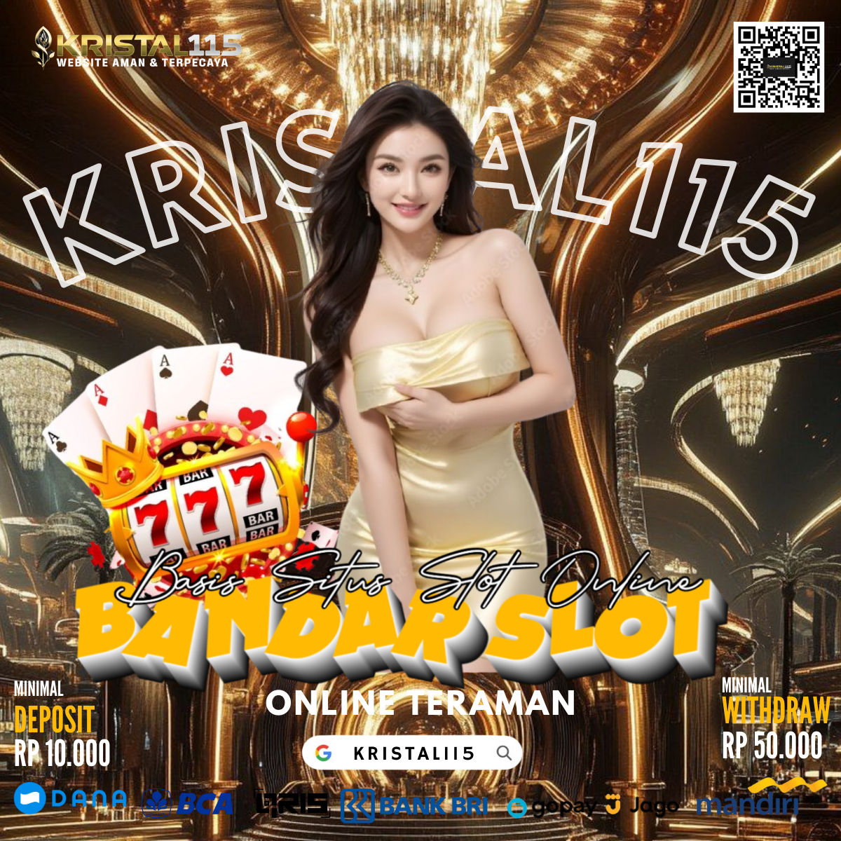 KRISTAL115 – Situs Slot Gacor 777 Terpercaya, Scatter Hitam Gampang Menang