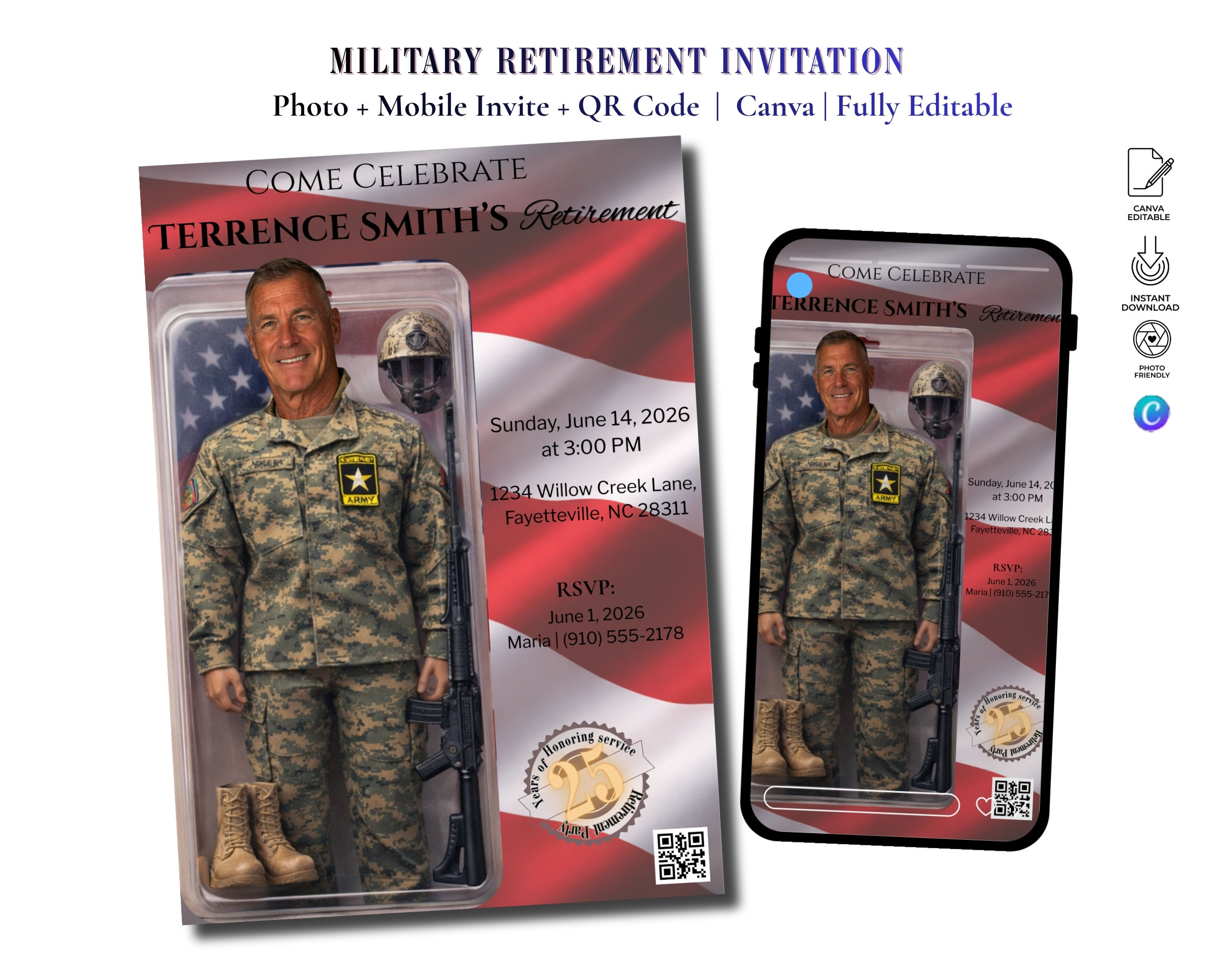 Military Retirement Cards