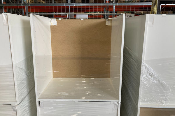 Benkeskapstamme, hvit, 80x60x80 cm (Ikea Metod)
