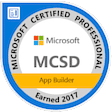 MCSD: App Builder — Certified 2017