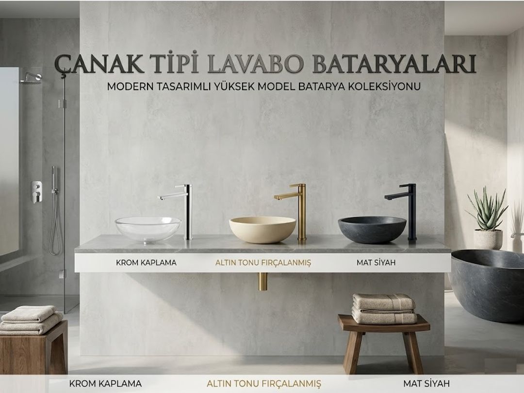 Çanak Tipi Lavabo Bataryaları