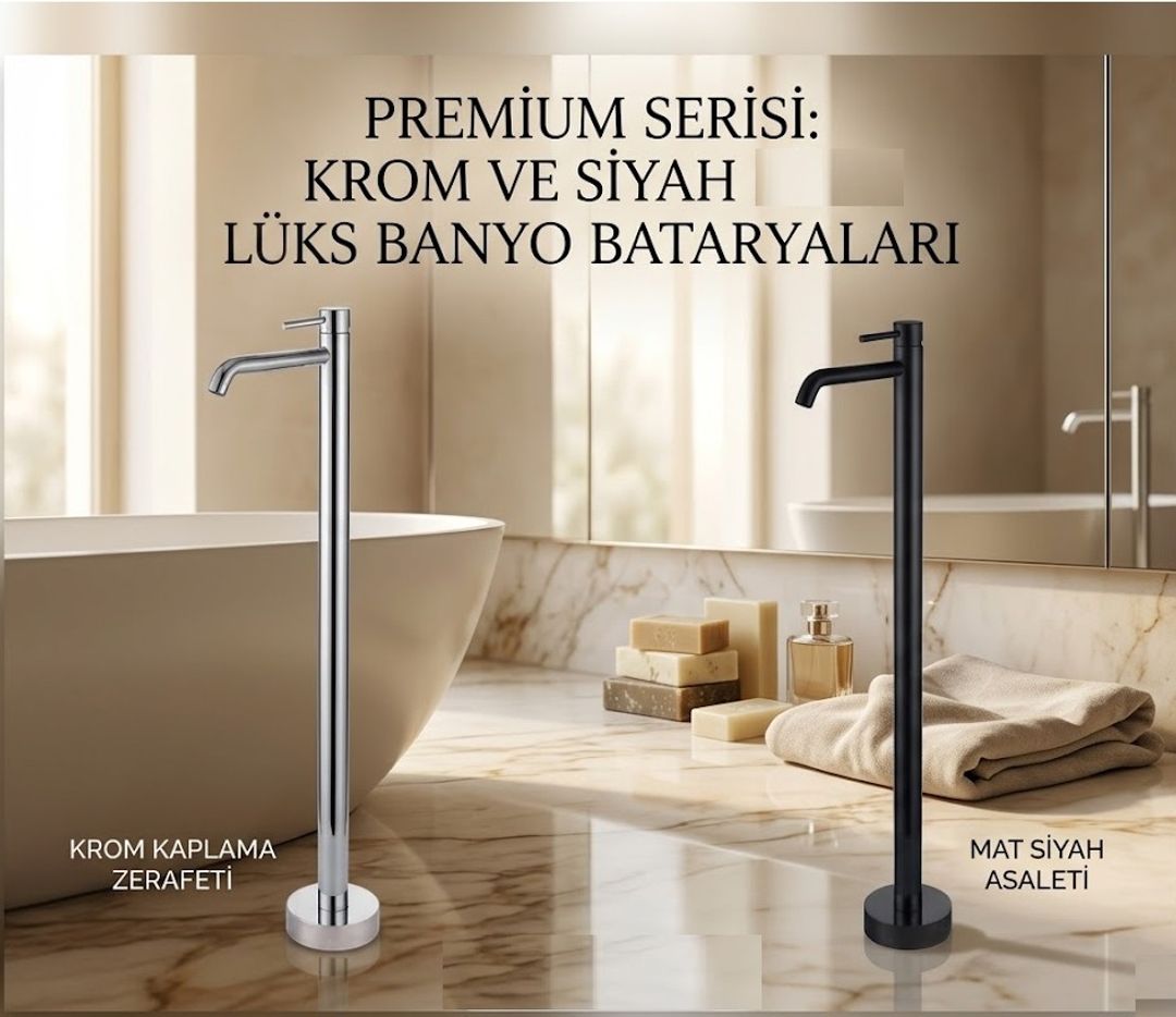 Monoblok Ayaklı Lavabo Bataryaları