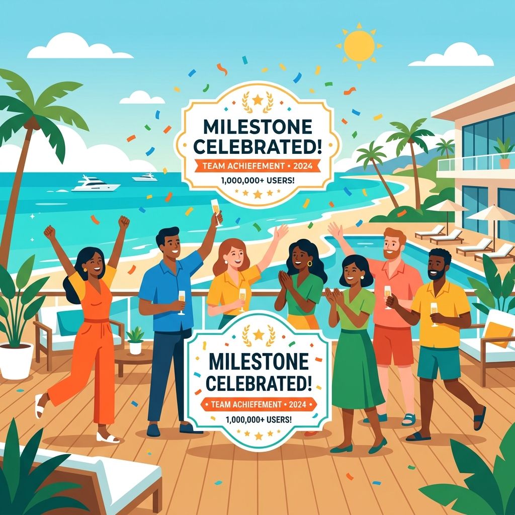 Team celebration