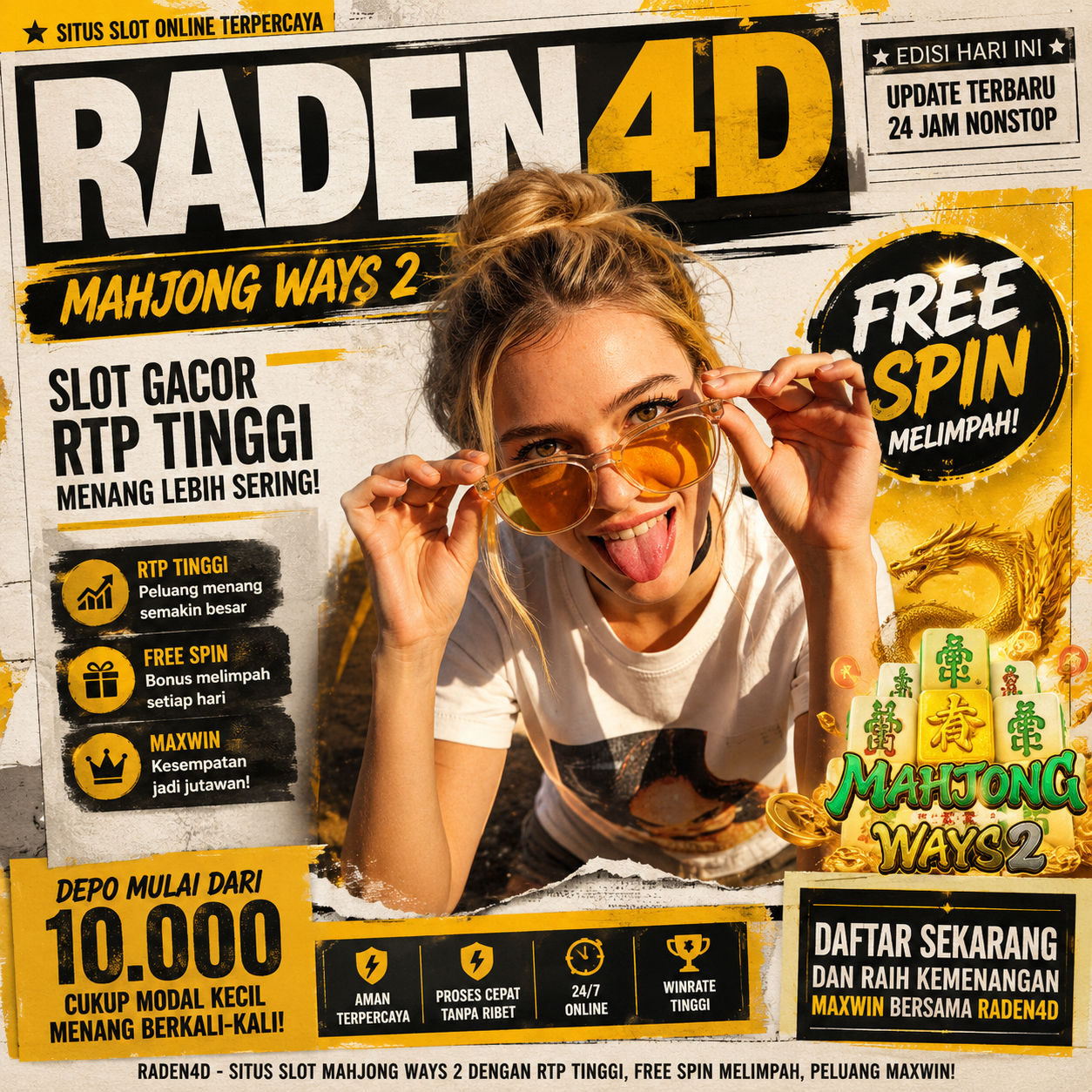 SELAMAT DATANG DI RADEN4D