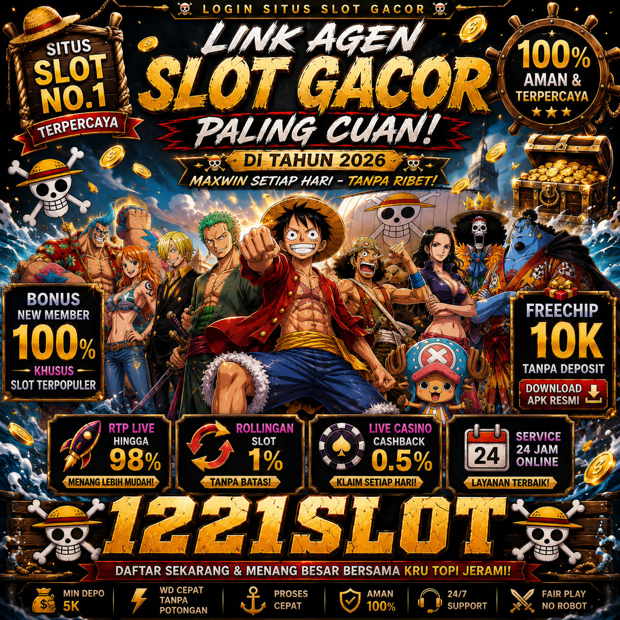 1221SLOT Judi Resmi Internasional | Juara Situs Slot Gacor Hari Ini