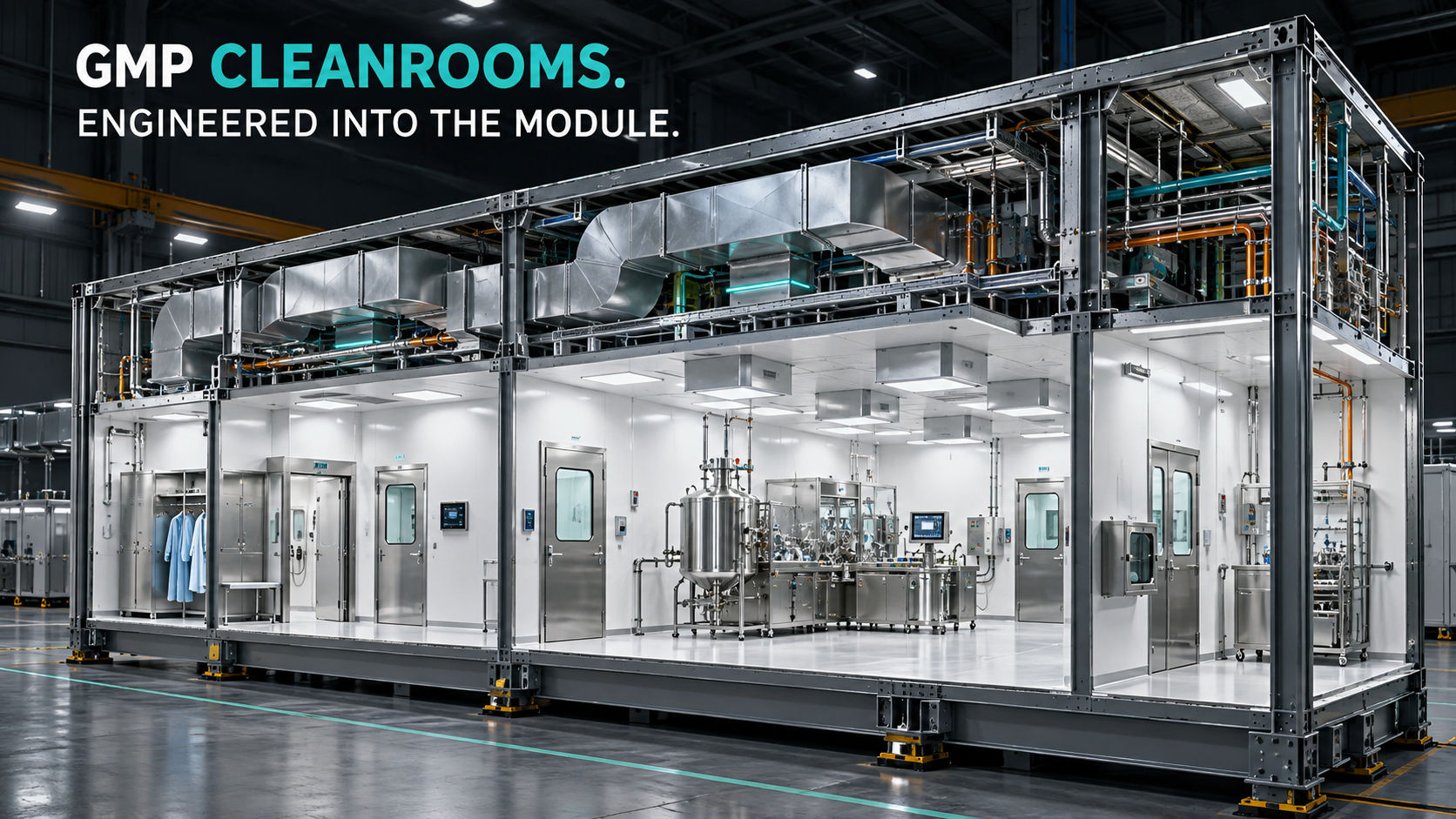 Designing GMP Cleanrooms for Modular Pharma Facilities