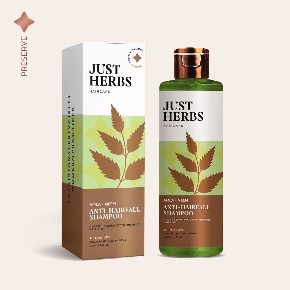 Just Herbs Amla Neem Anti Hairfall Shampoo Urban Muni