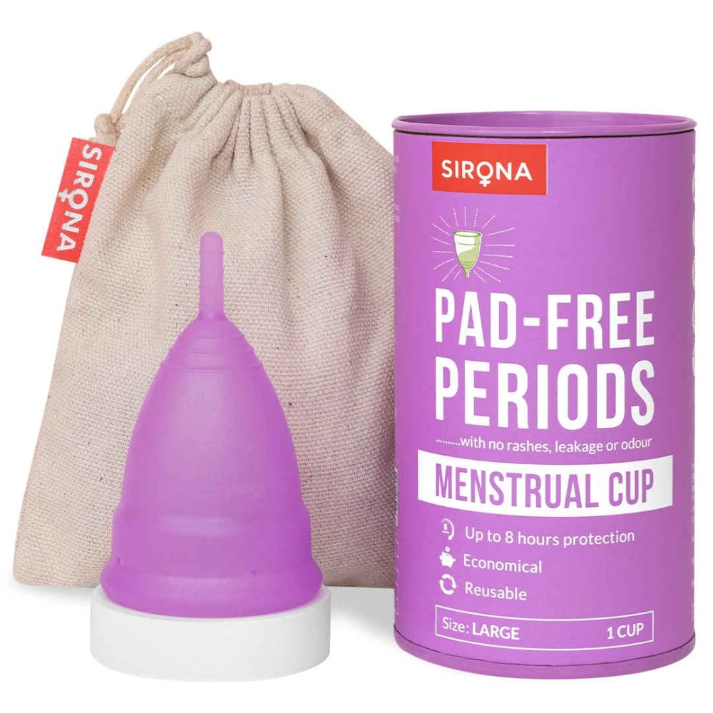 Sirona Reusable Menstrual Cup For Women- All Sizes