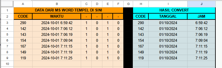 Nick Service Official Excel
