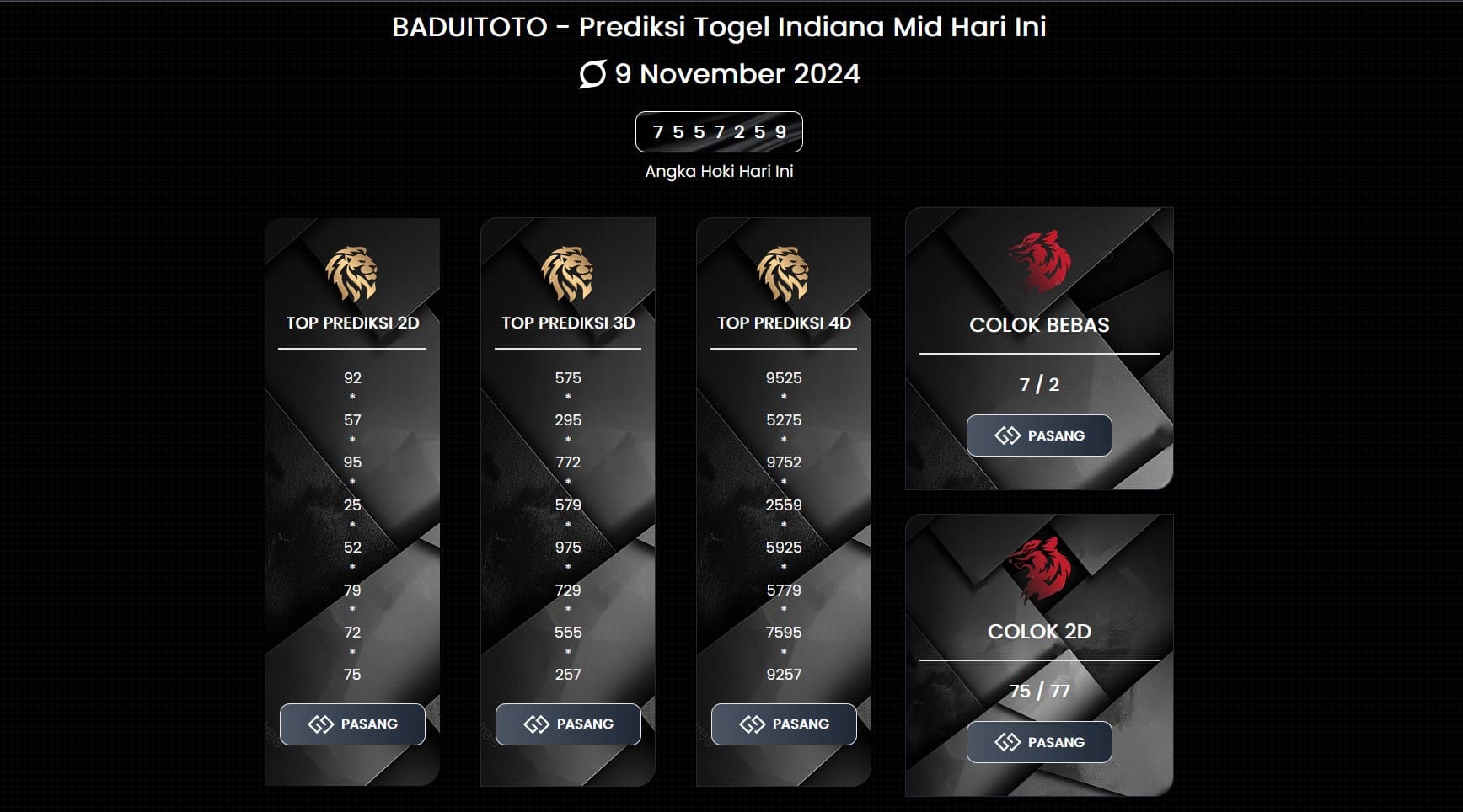 PREDIKSI TOGEL