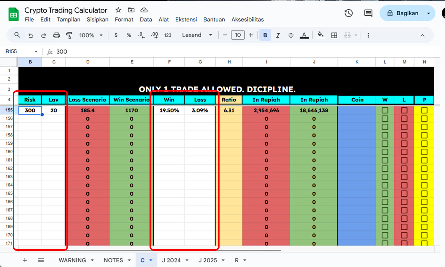 Excel Crypto Trading