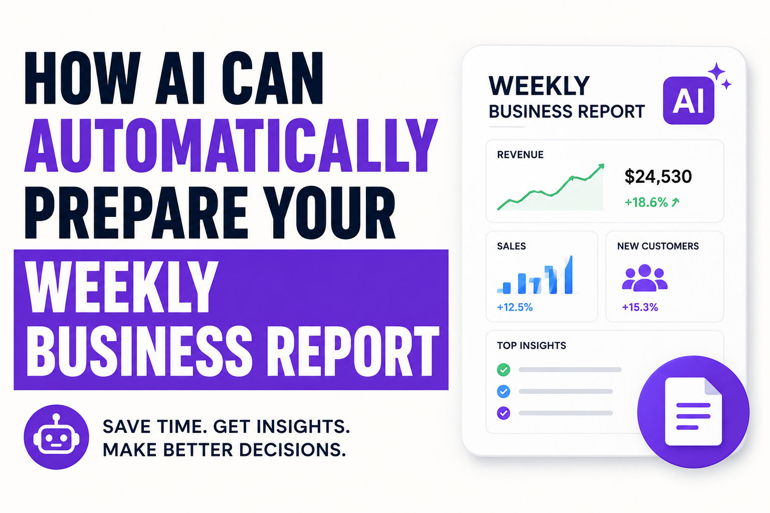 How AI Can Automatically Prepare Your Weekly Business Report (2026 Guide)
