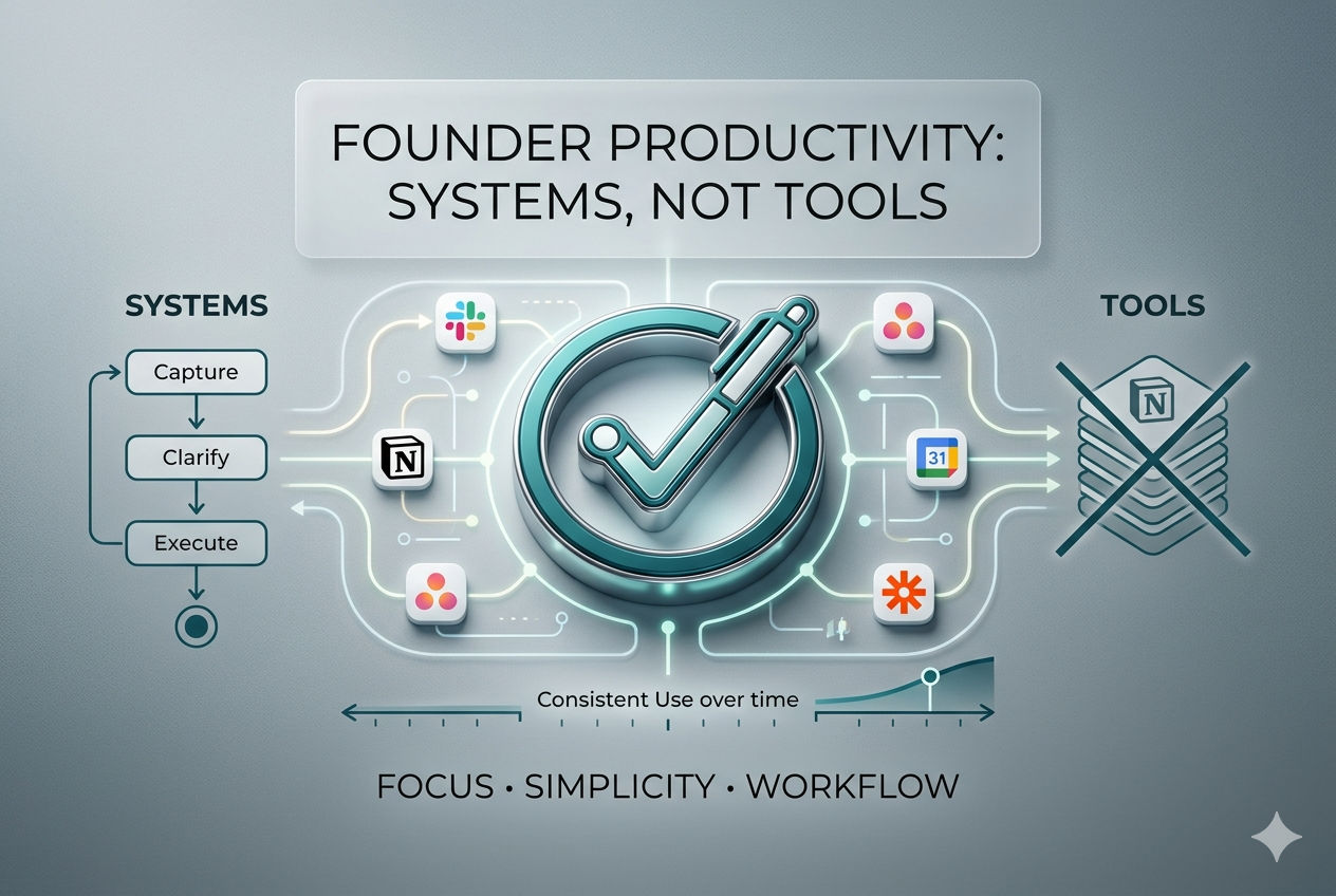 9 Productivity Tool Mistakes Founders Make (You're Probably #3)