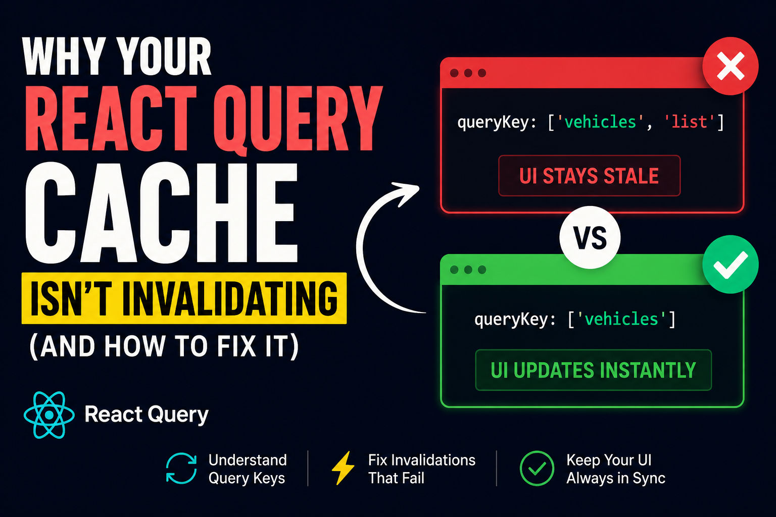 Why Your React Query Cache Isn't Invalidating (Fix It Now)
