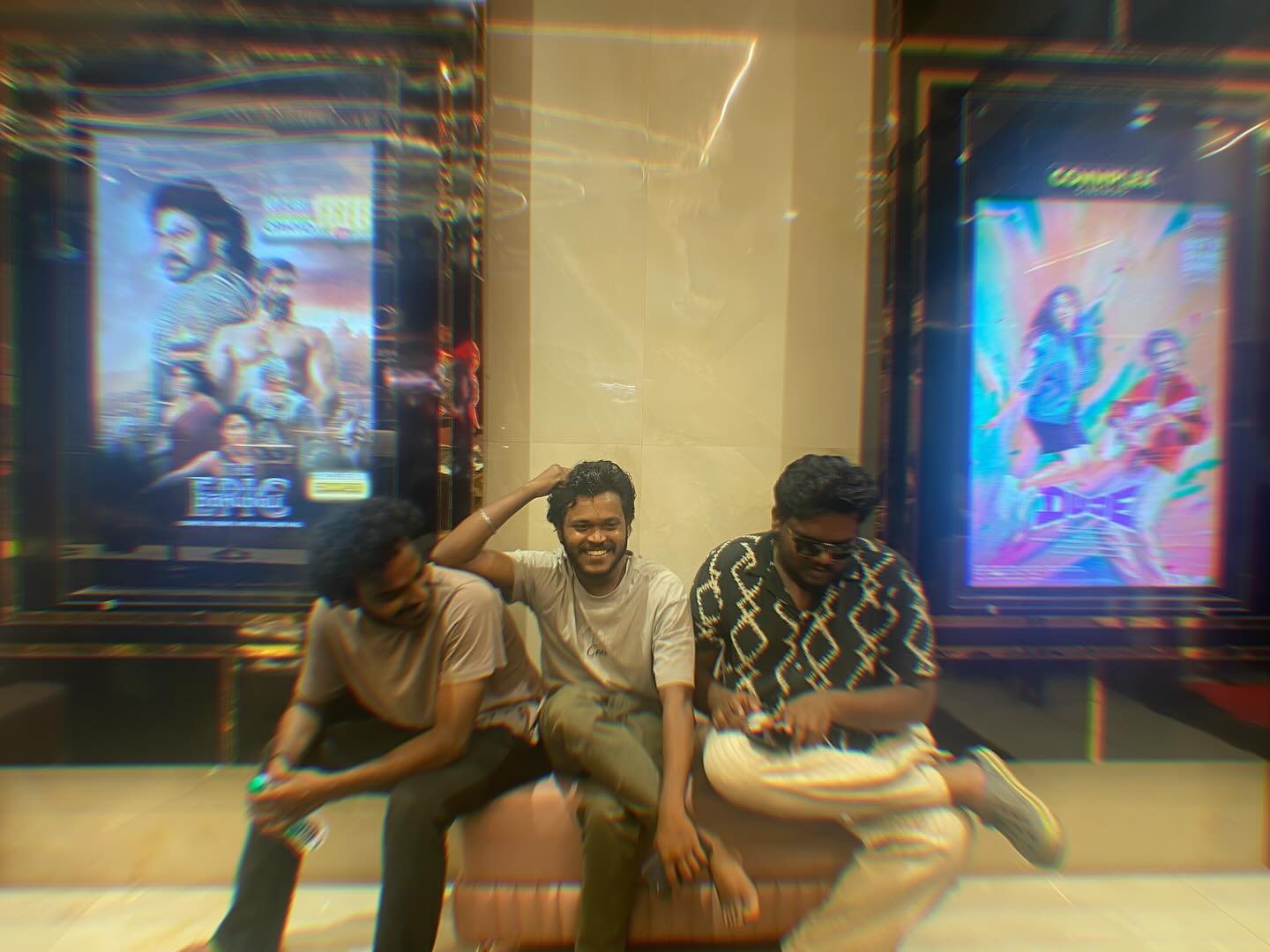 Muni Myatari with Raju Shivaratri and Ajith Mohan