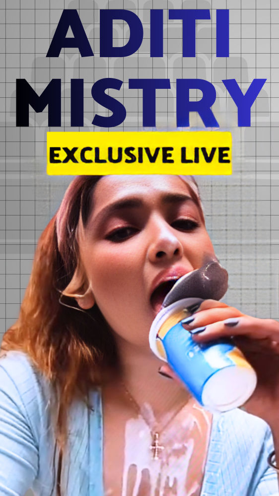 aditi mistry blue dress nude nipples tease