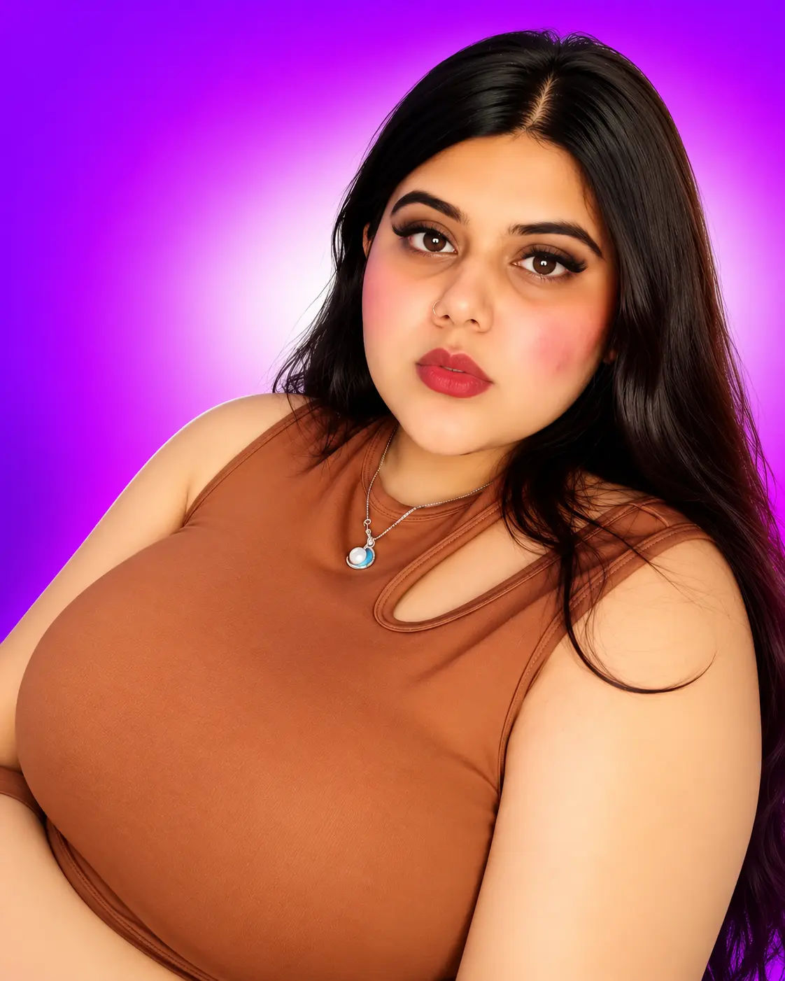 Hot Chubby Delhi Girl Goes Fully Nude on Chamet Video Call