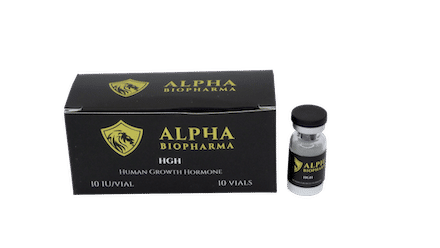 HGH van Alpha BioPharma 10 x 10 iu vials