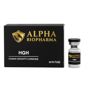 HGH 10 iu singe vial xAlpha BioPharma front view