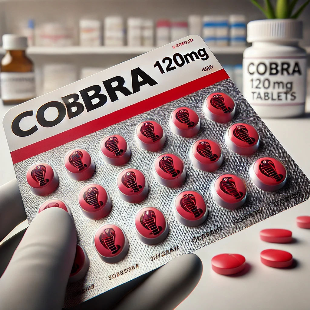 Cobra 120mg: Keiharde korting op deze rode pil van plezier