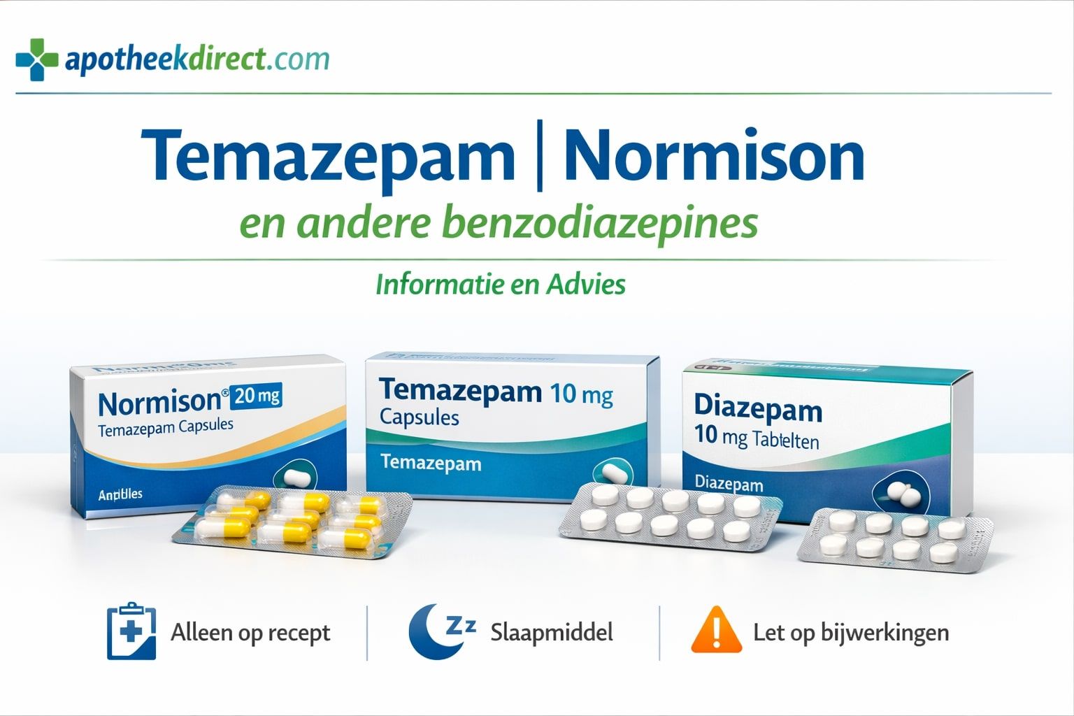 Benzodiazepines | Oxazepam, Lorazepam en Temazepam