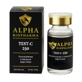 Testosterone Cypionate van Alpha BioPharma voorzijde