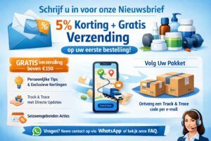 Inschrijven nieuwsbrief | Verdien korting + gratis verzending