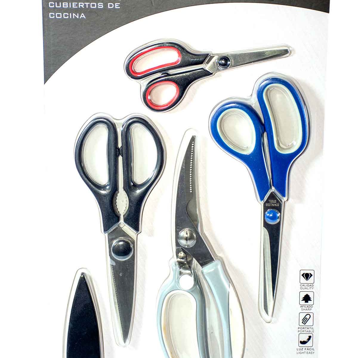 SET TIJERAS 5 PZAS