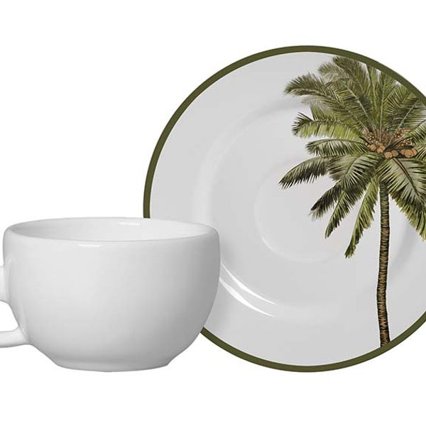 SET TAZA DE TÉ CON PLATILLO MALIBU