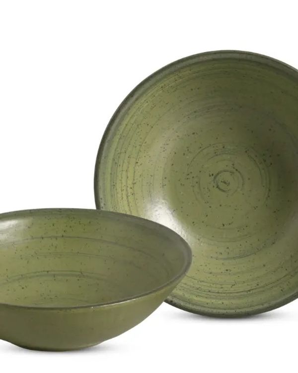 BOWL DECORADO KYA OLIVE MATTE