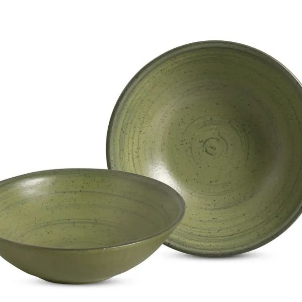 BOWL DECORADO KYA OLIVE MATTE