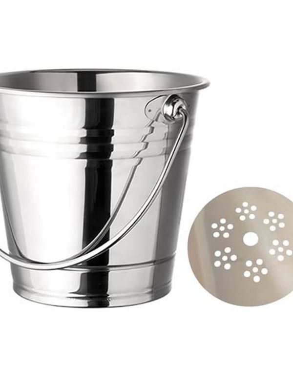 HIELERA ACERO INOXIDABLE 201 CON ARO 3 LTS