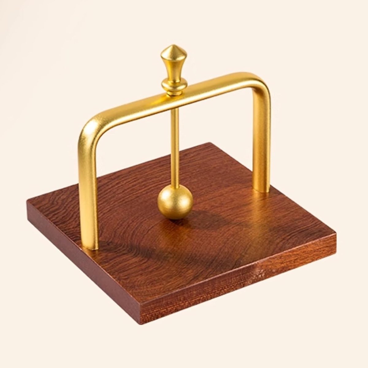 SERVILLETERO ACERO INOXIDABLE /MADERA ORO