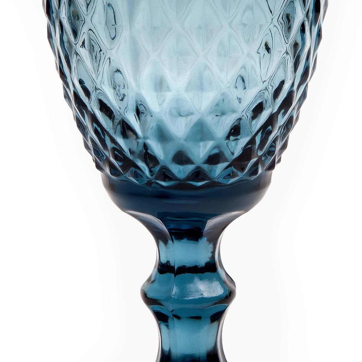SET 6 COPAS VINO AGUA BARROCO 8 ONZ AZUL