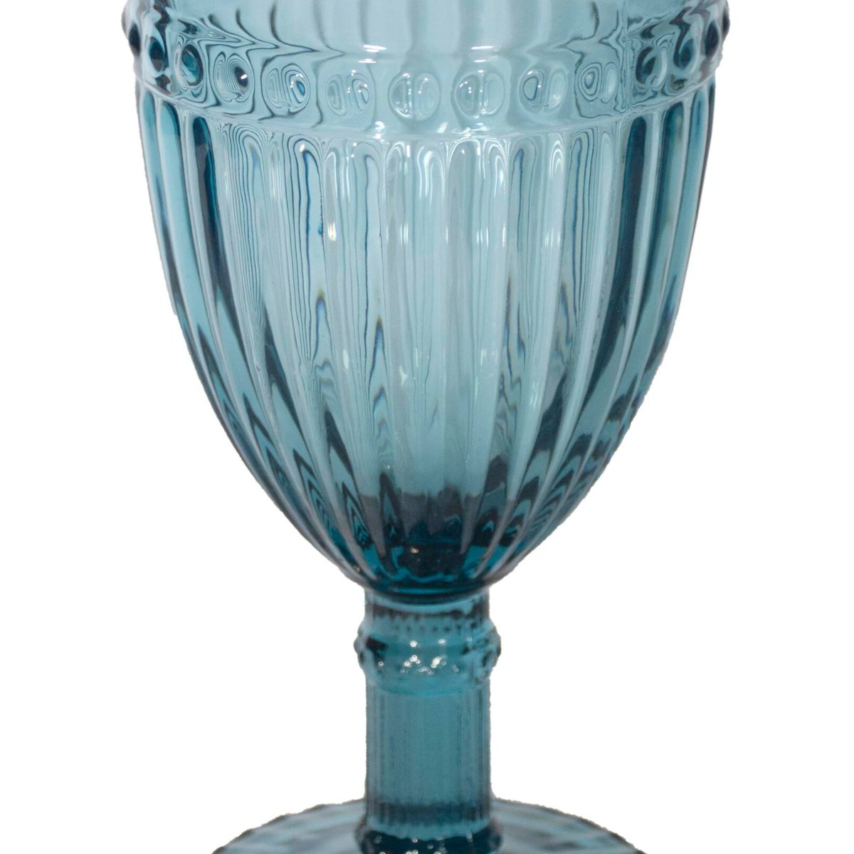 SET 6 COPAS VINO AGUA AZUL 11 OZ