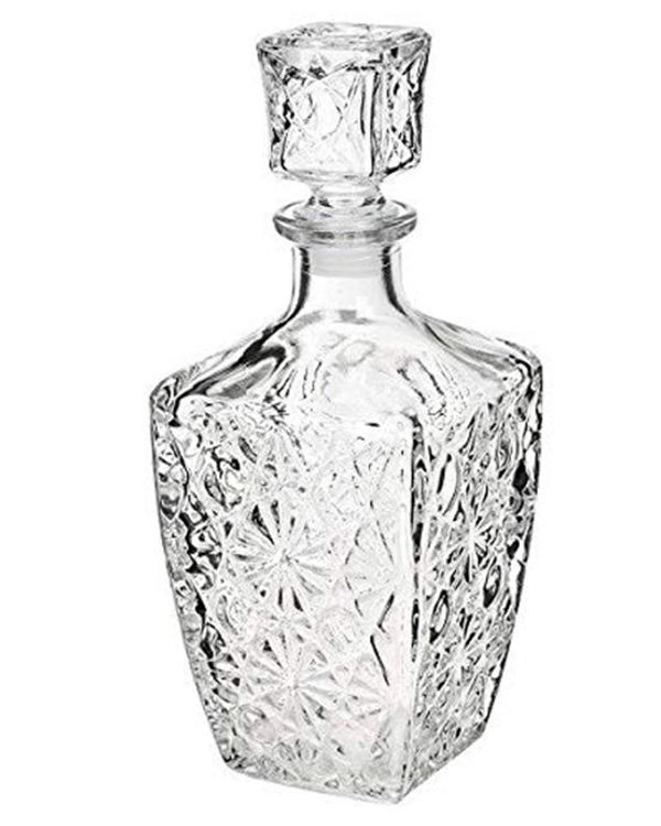LICORERA DIAMANTE CON TAPA 0,8 LTS