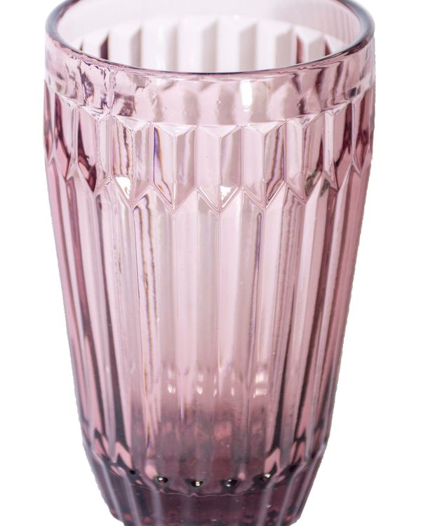 SET 6 VASOS VINTAGE ROSE 12 ONZ