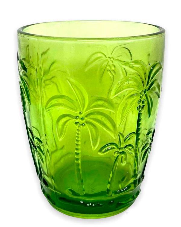 SET 6 VASOS VINTAGE VERDE