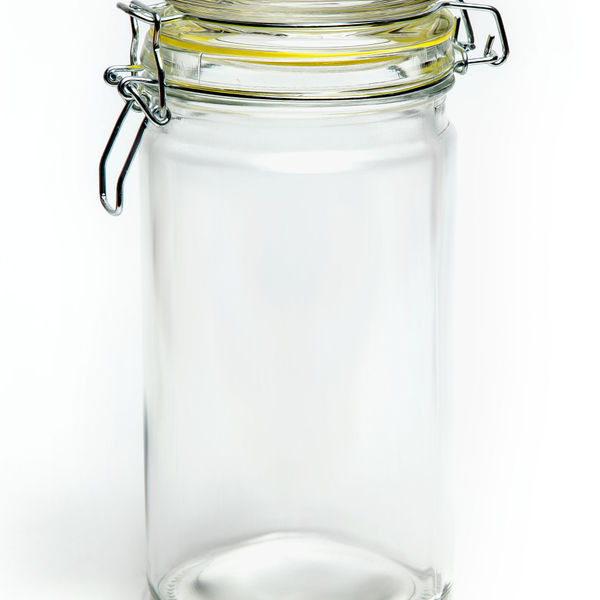 FRASCO VIDRIO HERMETICO 1.1 LTS TAPA COLOR