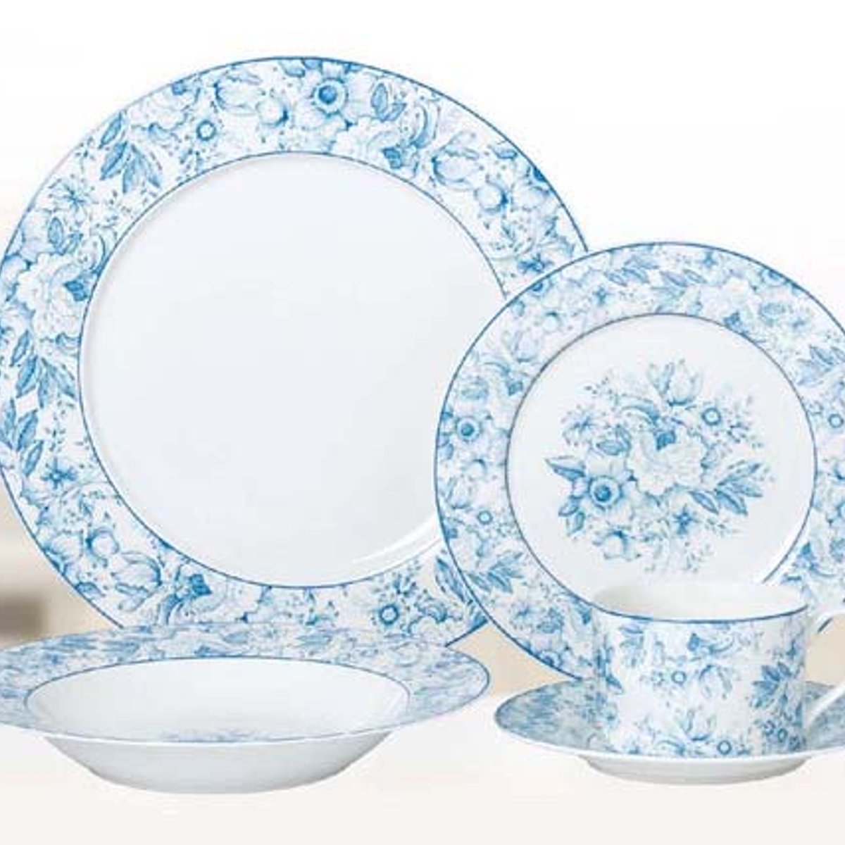 VAJILLA PORCELANA 20 PZ 4 PUESTOS